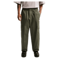 Main view of the Nike Club Cargo Pants in Olive colourway, unisex model