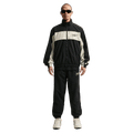 Front view of the Nike Club Lightweight Pants in Black and Khaki colourway, men model