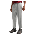 Main view of the Nike Club Track Pants in Dark Grey Heather and light Smoke colourway, unisex model