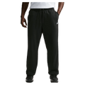 Main view of the Nike Club Fleece Pants in Black colourway, men model