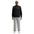 Front view of the Nike Club Fleece Pants in Dark Grey Heather colourway, men model