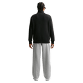 Back view of the Nike Club Fleece Pants in Dark Grey Heather colourway, men model