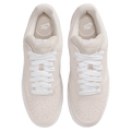 Top view of the Nike Court Vision Low FL Shoes in Light Orewood Brown colourway, unisex model