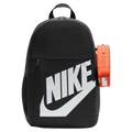 Main view of the Nike Elemental Backpack in Black colourway, kids model