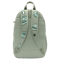 Back view of the Nike Elemental Backpack in Fogged Green colourway, kids model