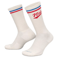 Main view of the Nike Everyday Plus Crew Socks in White colourway, unisex model