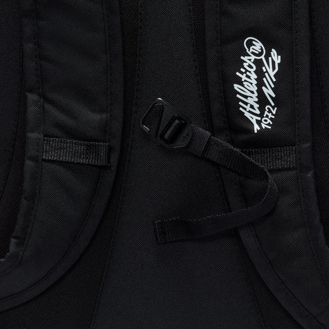 Chest Strap detail of the Hayward Backpack in Black Multi White