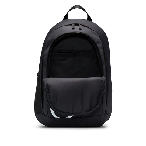 Image of the Small Front Pocket of the Hayward Backpack in Black Multi White