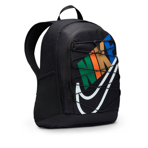 Side image of the Hayward Backpack in Black Multi White