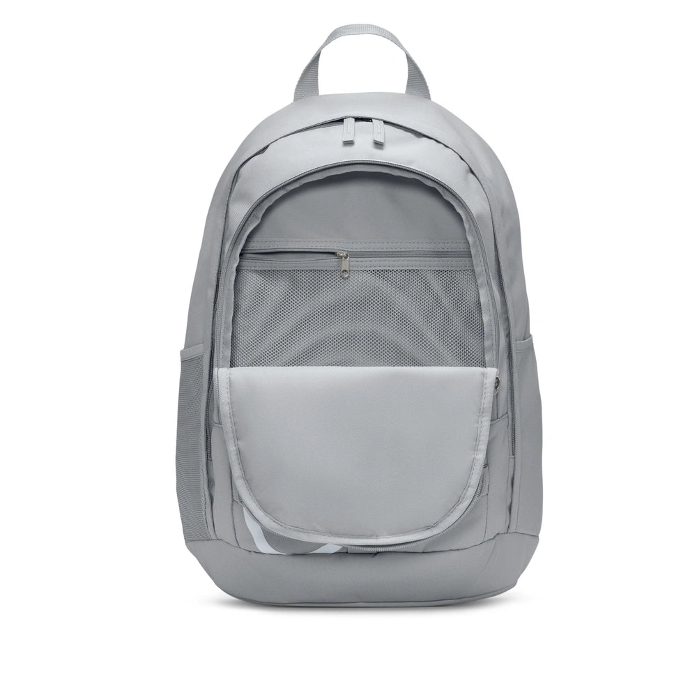 Image of the Small Front Pocket of the Hayward Backpack in Wolf Grey Multi White