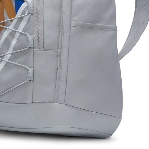 Lower Detail of the Hayward Backpack in Wolf Grey Multi White