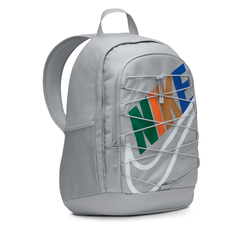 Side image of the Hayward Backpack in Wolf Grey Multi White