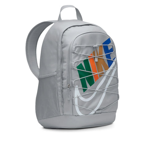 Side image of the Hayward Backpack in Wolf Grey Multi White