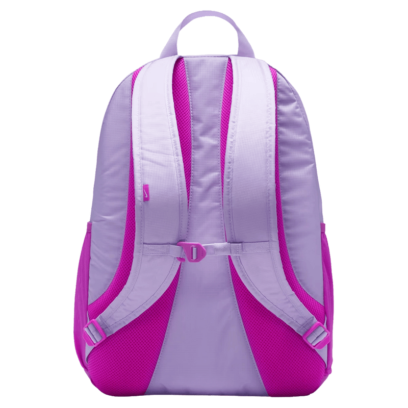 Back view of the Nike Hayward Backpack in Hyper Violet colourway, kids model
