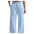Main view of the Nike Phoenix Fleece Sweatpants in Hydrogen Blue colourway, women model