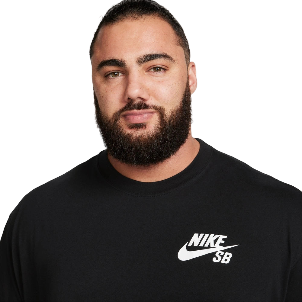 Close image of upper SB Tee in Black