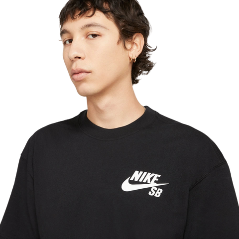 Close image of upper SB Tee in Black