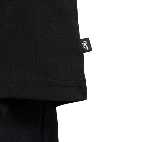 Lower detail image of SB Tee in Black