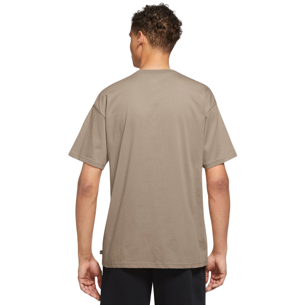Back image of SB Tee in Khaki Hyper Royal