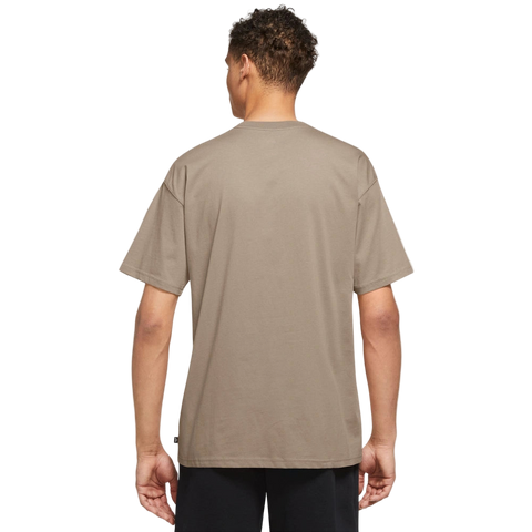 Back image of SB Tee in Khaki Hyper Royal