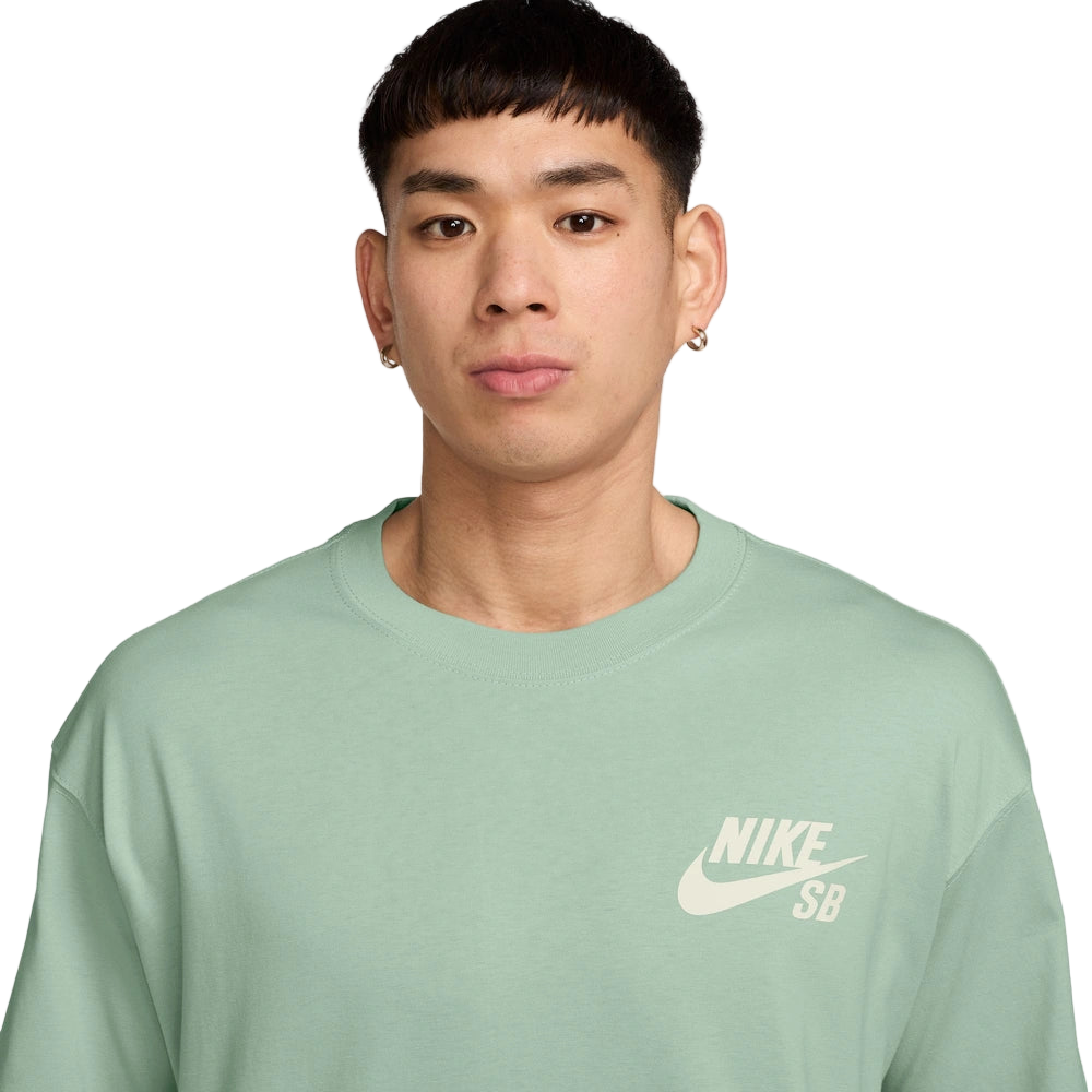 Close image of upper SB Tee in Pistachio Frost