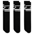 Pack view of the Nike Sportswear Dri Fit Socks in Black colourway, unisex model