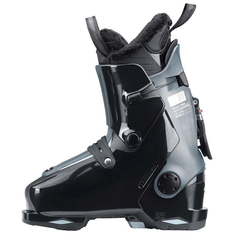 Secondary view of the Nordica 2026 HF 85 GW Ski Boots in Black/Green/Aqua colourway, womens's model.