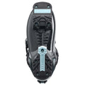 Sole view of the Nordica 2026 HF 85 GW Ski Boots in Black/Green/Aqua colourway, womens's model.