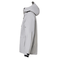 Side view of the Oakley Canopy Insulated Ski Jacket in Cement colourway, men's model