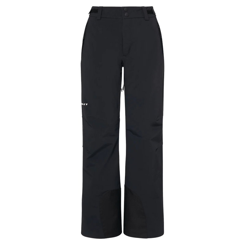 Main view of the Oakley Canopy Insulated Ski Pants in Blackout colourway, women model