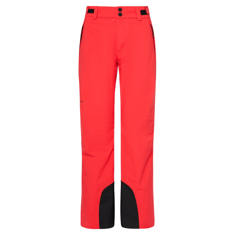 Main view of the Oakley Canopy Insulated Ski Pants in HIBISCUS RED colourway, women model