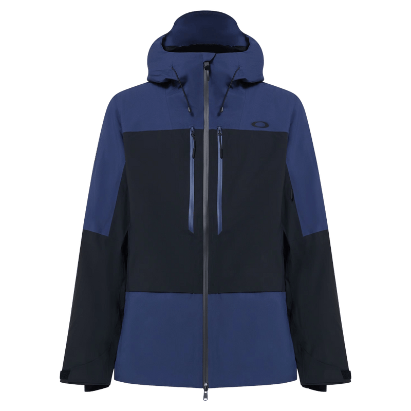Main view of the Oakley Canopy Pro Insulated Ski Jacket in ABYSS and BLACK colourway, men's model