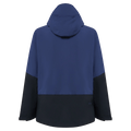 Back view of the Oakley Canopy Pro Insulated Ski Jacket in ABYSS and BLACK colourway, men's model