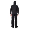 Back view of the Oakley Drift Tech Fleece Hoodie in Black colourway, men's model