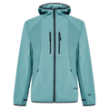 Main view of the Oakley Drift Tech Fleece Hoodie in Pacific colourway, men's model