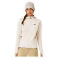 Front view of the Oakley Drift Tech Fleece in Mist colourway, women's model
