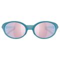 Front view of the Oakley Eye Jacket Redux Sunglasses in Matee Balsam, Prizm Snow Sapphire lens, unisex model