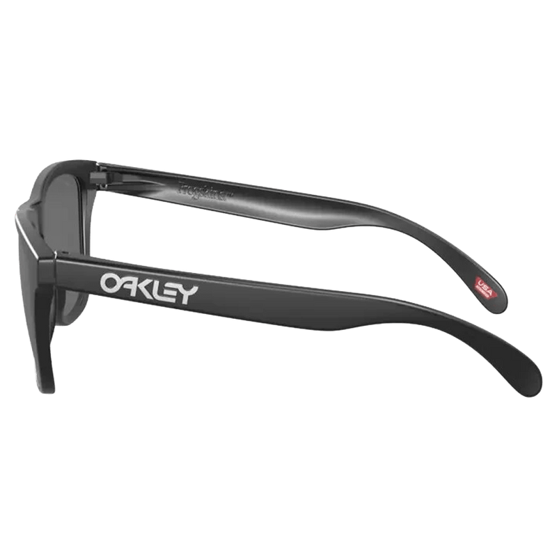 Side view of the Oakley Frogskin XL Sunglasses in Black colourway, unisex's model