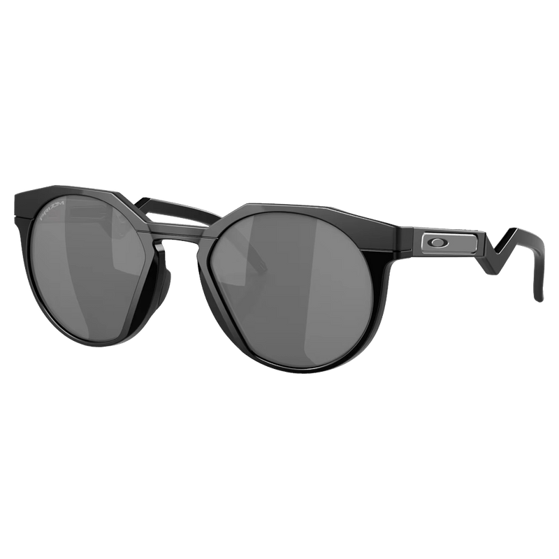 Main view of the Oakley HSTN Sunglasses in Matte Black colourway, unisex's model