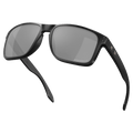 Alternative view of the Oakley Holbrook Sunglasses in Matte Black, Prizm Black Polarised lens, unisex model
