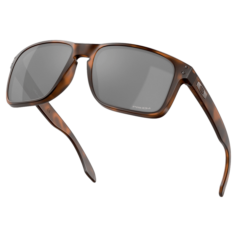 Alternative view of the Oakley Holbrook Sunglasses in Matte Brown Tortoise, Prizm Black lens, unisex model