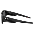 Side view of the Oakley Instagator Sunglasses in Matte Black colourway, unisex's model