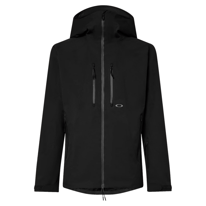 Main view of the Oakley Kendall Rc Shell 2.0 Ski Jacket in Blackout colourway, men's model