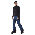 Front view of the Oakley Kendall Rc Shell Pants in ABYSS and BLACK colourway, WOMEN model