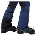 Gaiter view of the Oakley Kendall Rc Shell Pants in ABYSS and BLACK colourway, WOMEN model