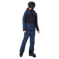 Full-body view of the Oakley Kendall Rc Shell Ski Jacket in ABYSS and BLACK colourway, women's model