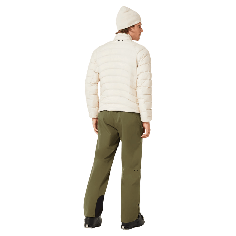 Back view of the Oakley Kendall Rc Shell Ski Pants in Army Green colourway, men's model