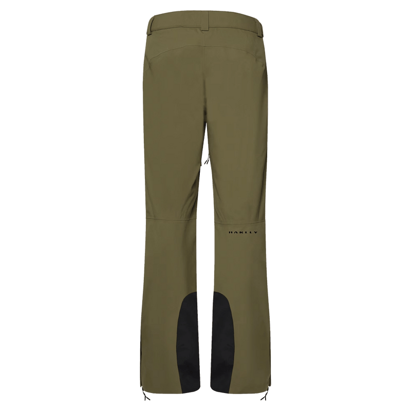 Back view of the Oakley Kendall Rc Shell Ski Pants in Army Green colourway, men's model