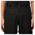 Waist view of the Oakley Kendall Rc Shell Ski Pants in Black and White colourway, men's model