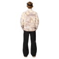 Back view of the Oakley Kendall Rc Shell Ski Pants in Black and White colourway, men's model